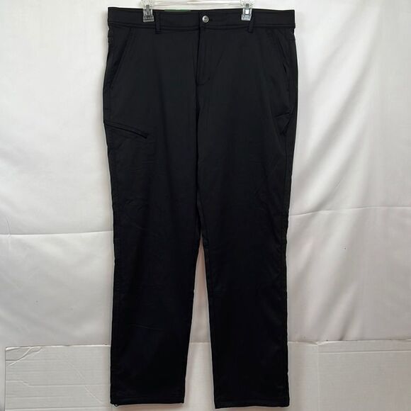 Gerry Venture fleece lined stretch comfort pants NWOT size 38/32 black - Picture 1 of 14